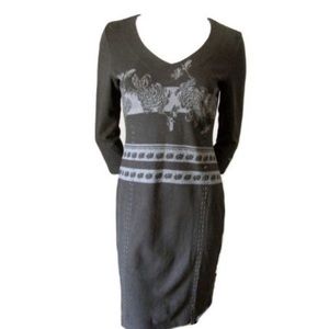 Sportalm Black and Grey dress - medium.